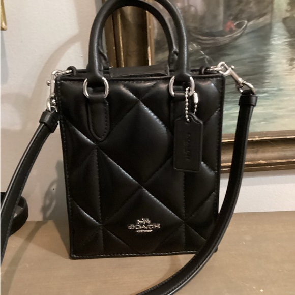 💎💎Coach Black Crossbody Puffy Diamond Crossbody Set! - Picture 6 of 9